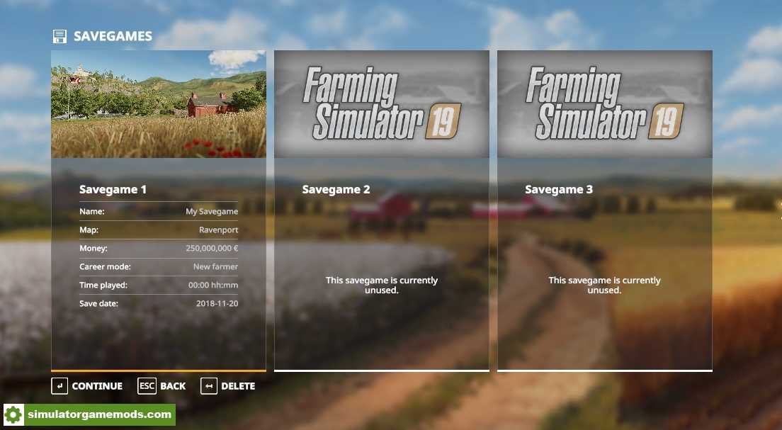 FS19 – 250 Million € Money Savegame