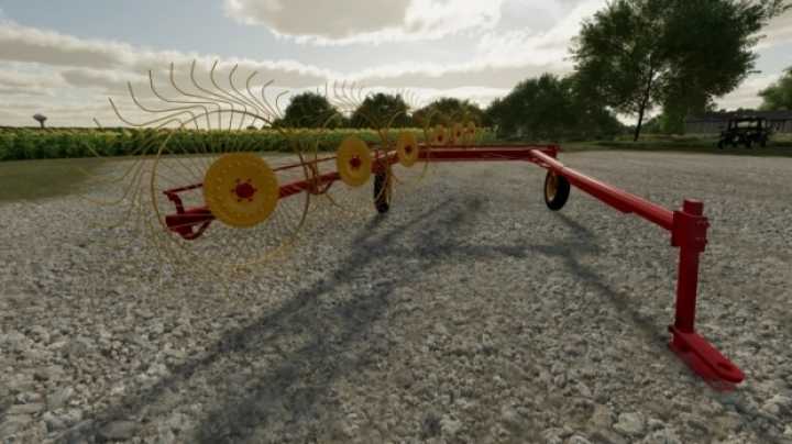 1978 6 Wheel Hay Rake V1.0 FS22