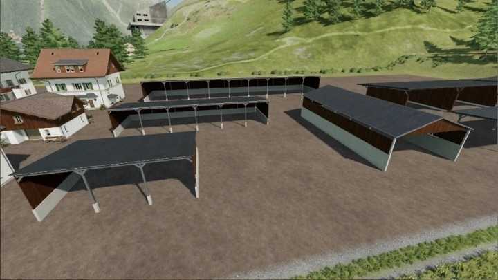 Alpine Farm Buildings Pack V1.0 FS22