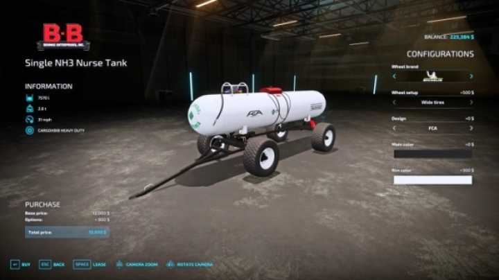 Anhydrous Tank Pack V1.0 FS22