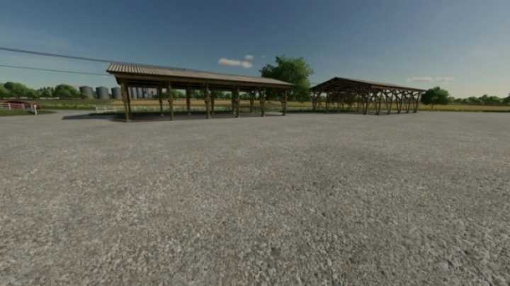 Bale And Vehicle Shelter V1.0 FS22