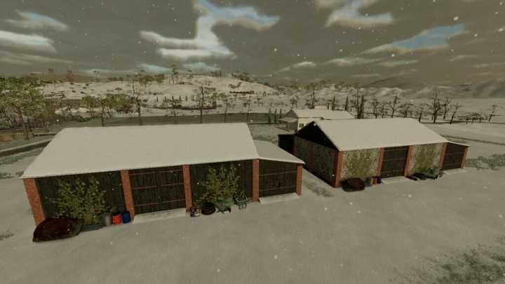 Barn With Garage V1.1.0.0 FS22