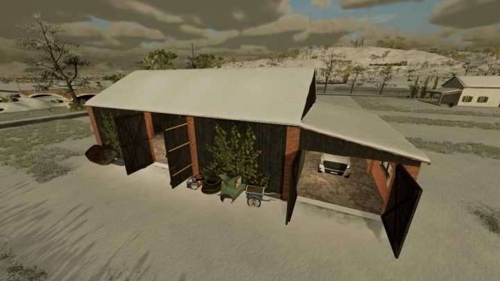 Barn With Garage V1.1.0.0 FS22