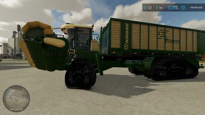 Big Zx550Gd Mower With Forage Wagon V1.0 FS22