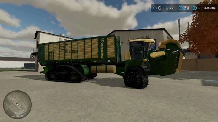 Big Zx550Gd Mower With Forage Wagon V1.0 FS22