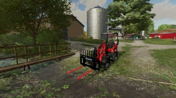 Blue Diamond Bale Forks V1.1 FS22