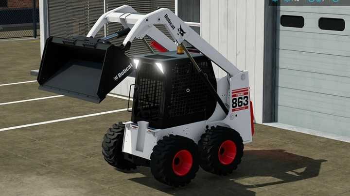 Bobcat 863 Turbo With Bobcat Shovel V1.0 FS22