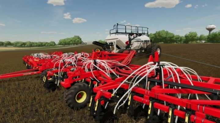 Bourgault 3420-100 Paralink Hoe Drill + 71300 Air Cart V1.0.0.1 FS22