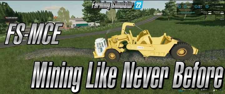 Cat 633 Elevating Scraper With Terrafarm V1.0 FS22