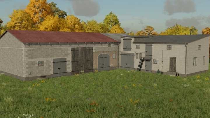Cowshed With Barn V1.0.0.1 FS22