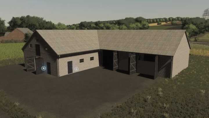 Cowshed With Hood V1.0 FS22