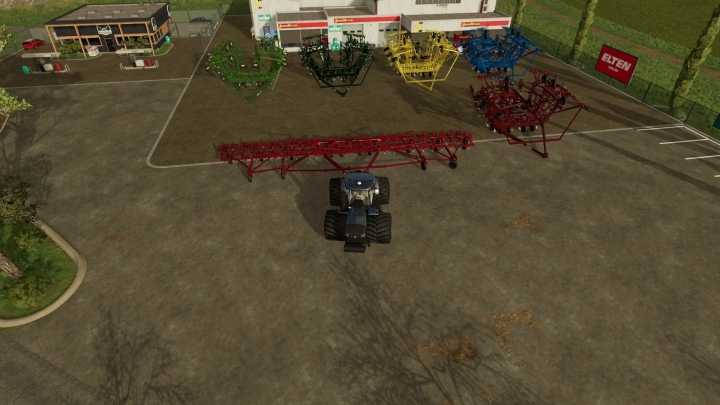 Flexicoil St820 Cultivator And Plow Working Width 24.0 Update V1.2 FS22