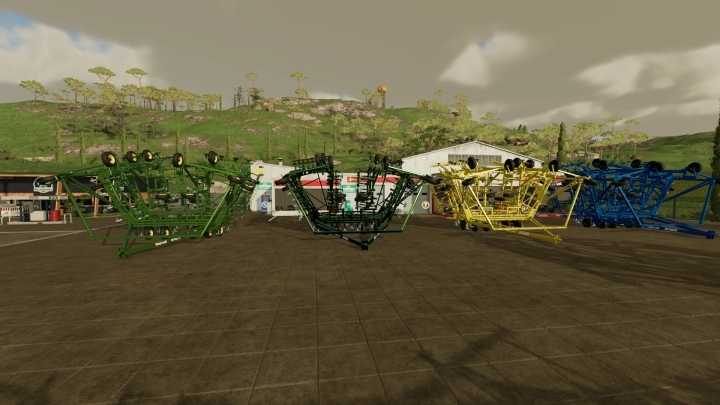 Flexicoil St820 Cultivator And Plow Working Width 24.0 Update V1.2 FS22