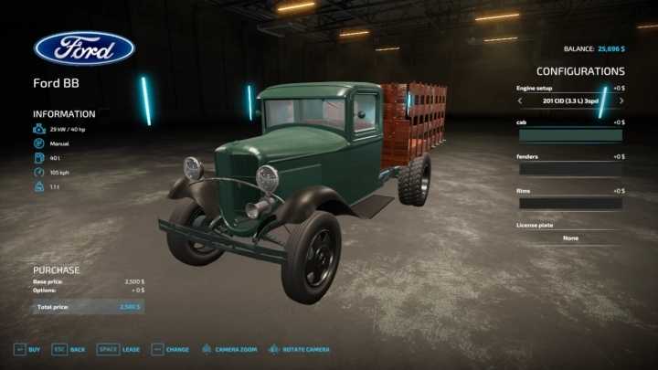 Ford Aa (And Bb) V1.0 FS22