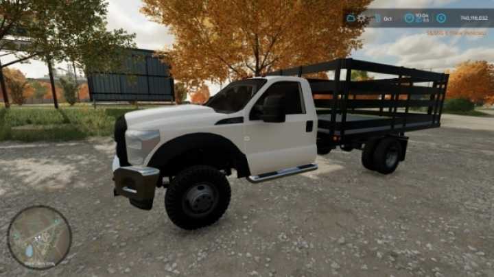 Ford F550 Stake Body Truck V1.0 FS22