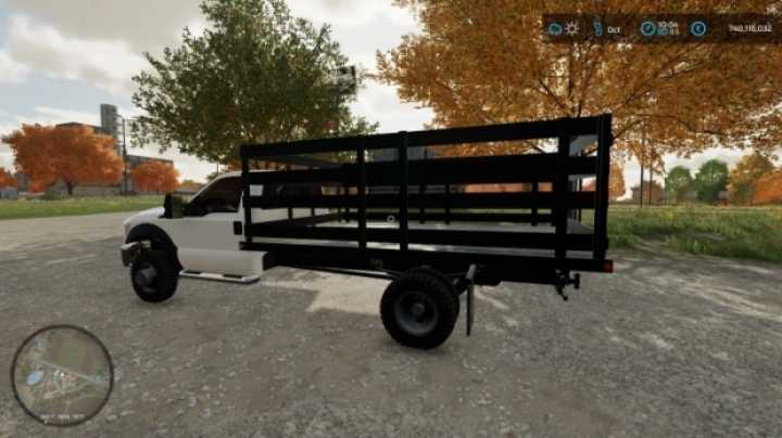 Ford F550 Stake Body Truck V1.0 FS22