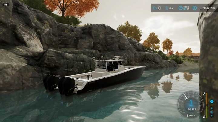 Freeman Boat With Trailer V1.0 FS22