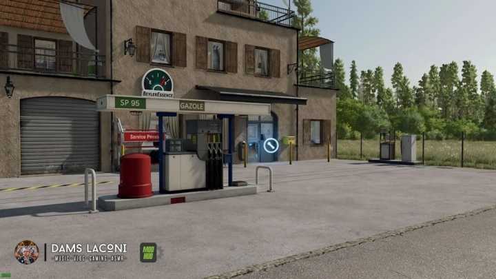 French City Gas Station V1.0 FS22