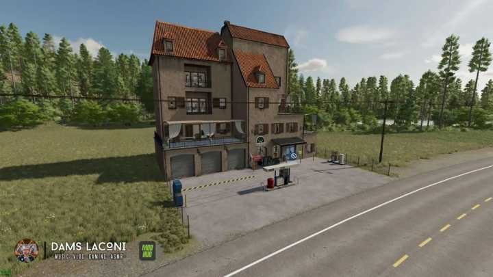 French City Gas Station V1.0 FS22