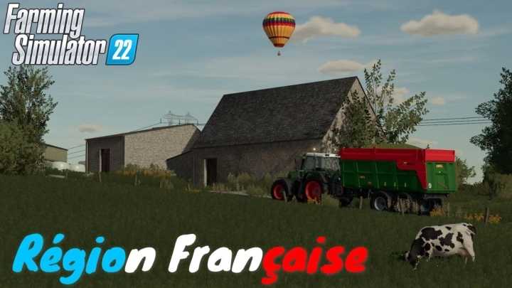 French Region Map V1.1 FS22