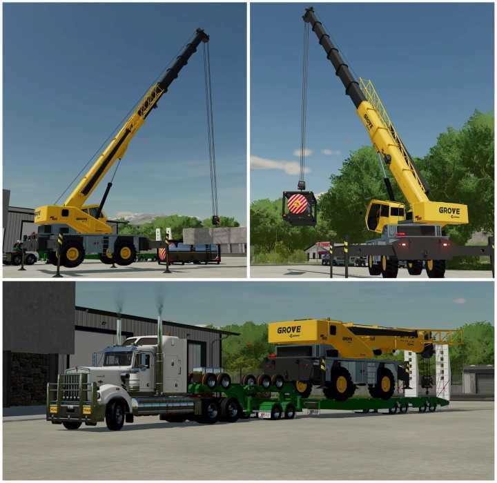 Grove Grt 655 Rough Terrain Crane V1.0 FS22