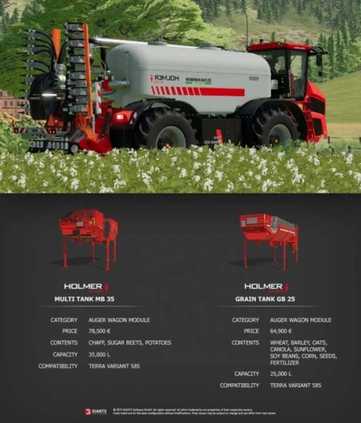 Holmer Terra Variant Dlc 2022 V1.0 FS22