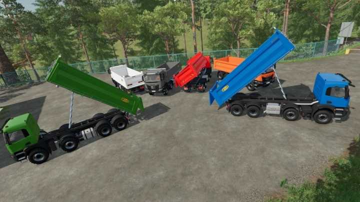 Iveco X-Way 8X8 Meiller Kipper V1.0.2.0 FS22