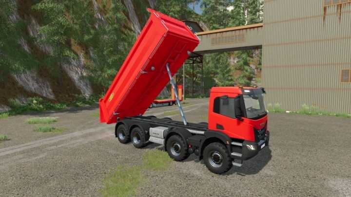 Iveco X-Way 8X8 Meiller Kipper V1.0.2.0 FS22