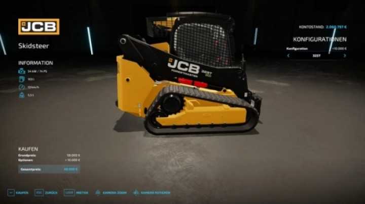 Jcb 325T Skidsteer V1.0.0.1 FS22