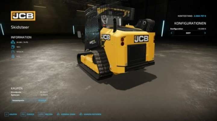 Jcb 325T Skidsteer V1.0.0.1 FS22