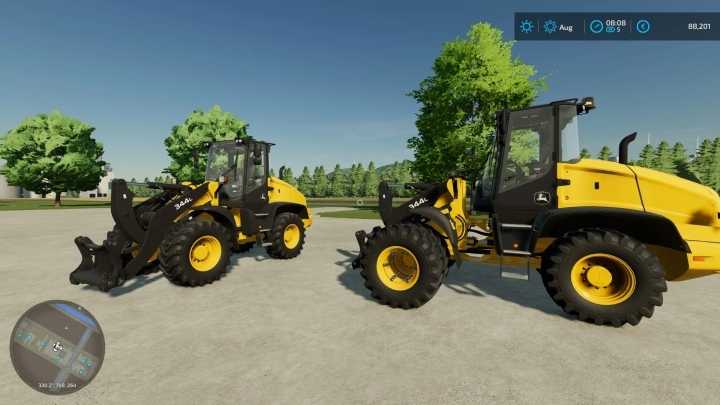 John Deere 344L With Strobes V1.0 FS22