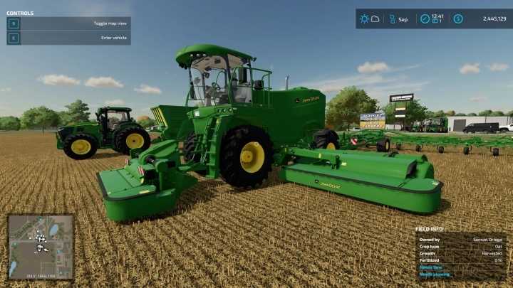 John Deere Big M 450 Mower V1.0 FS22