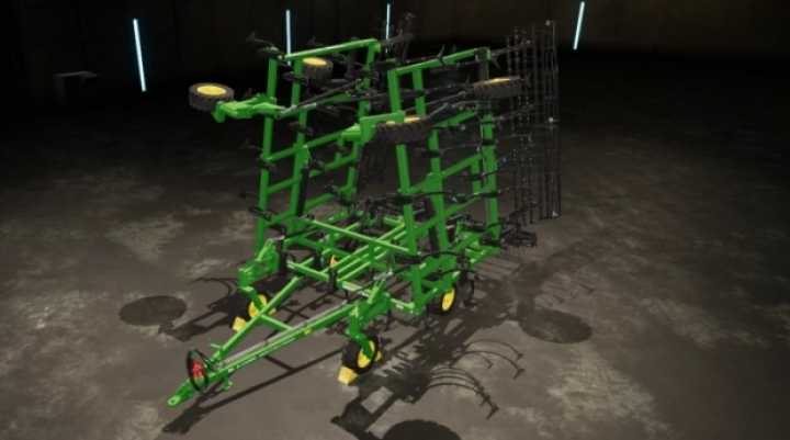 John Deere Cultivator K12200 In John Deere Color V1.0 FS22