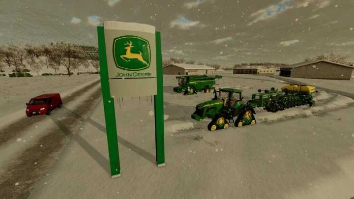 John Deere Dealer Sign V1.1 FS22