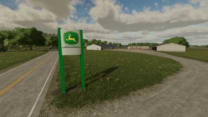 John Deere Dealer Sign V1.1 FS22