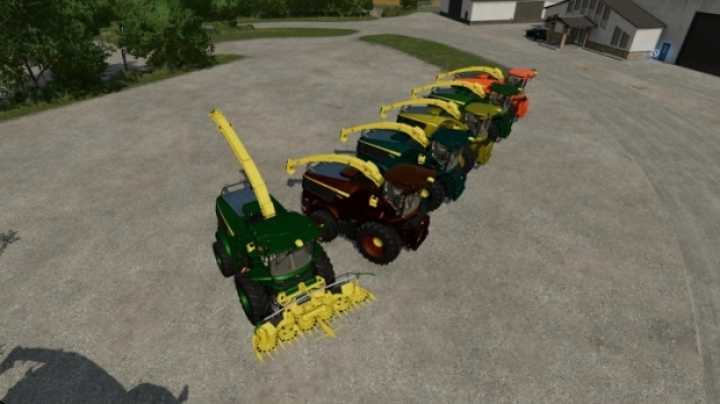 John Deere Foreage Harvester Pack V1.0 FS22