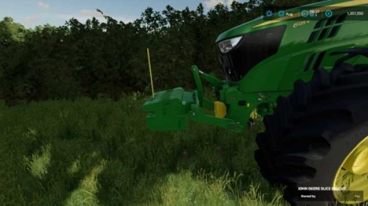 John Deere Slice Weight V1.0 FS22