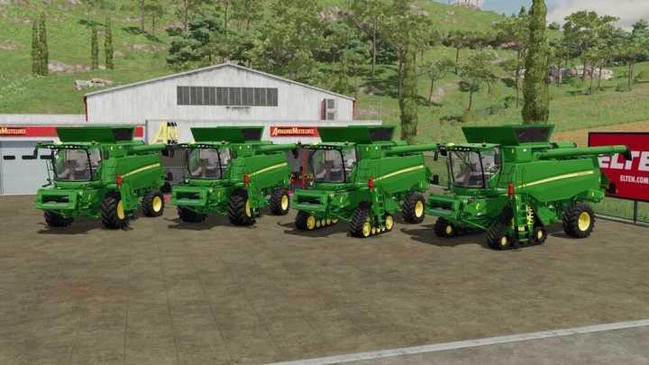 John Deere T-Series And 600X Headers V1.1 FS22