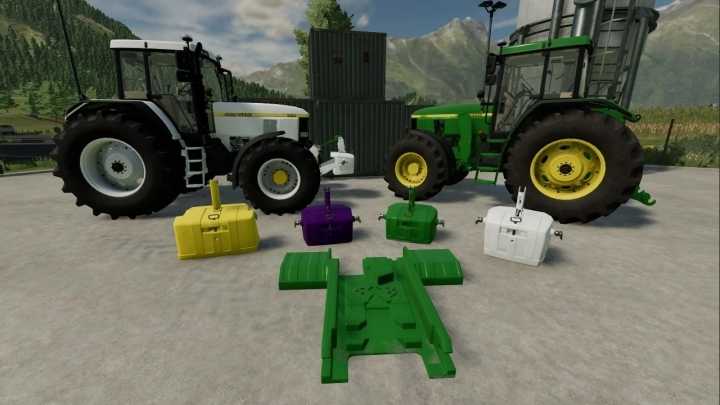 John Deere Weight Pack Multicolor V1.0 FS22