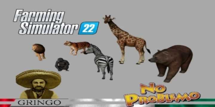 Jungle Animals Pack V1.0 FS22