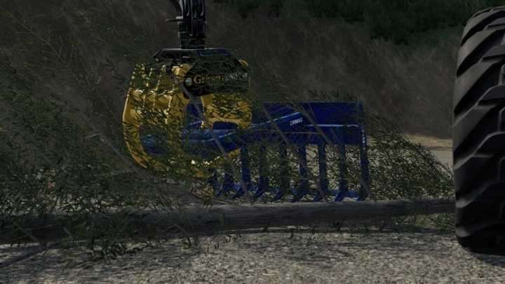 Kirmag Tree Waste Rake V1.0 FS22