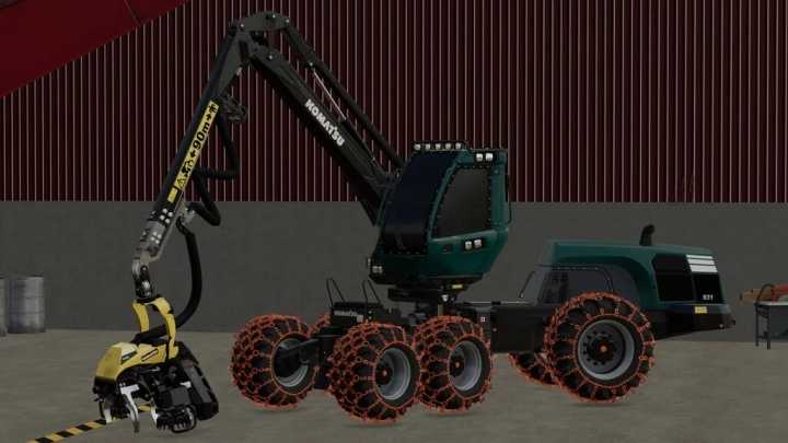 Komatsu 931 Harvester Pack V1.0 FS22