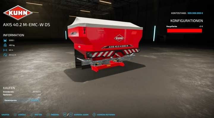 Kuhn Axis 402 V1.1 FS22