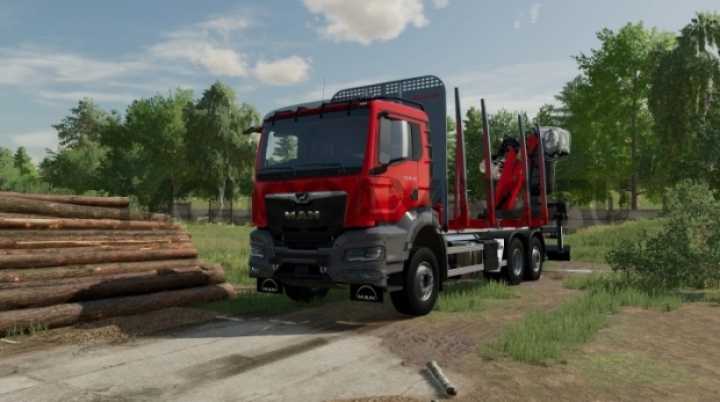 Man Tgs Tg3 Woodtruck V1.0 FS22