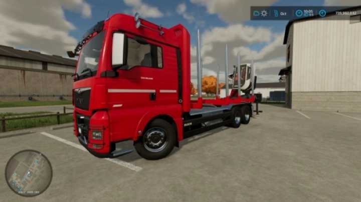 Man Tgx 26640 With Crane Cabin V1.0 FS22