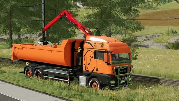 Man Tgx Crane Hkl Pack V1.0 FS22