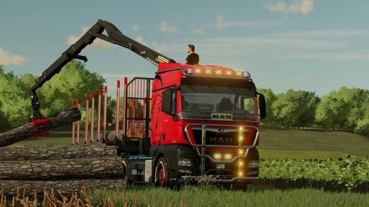 Man Tgx Forest Semi-Truck V2.0.0.1 FS22