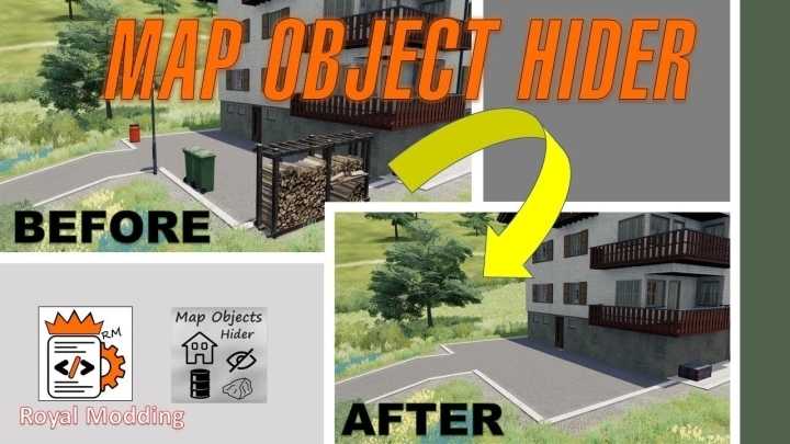 Map Objects Hider V0.3.1.0 FS22