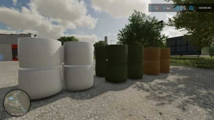 Medium Bales Round Straw, Hay And Silage V1.0 FS22