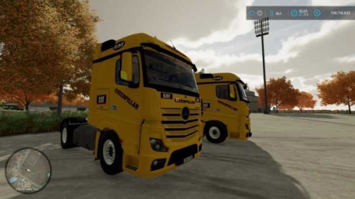 Mercedes-Benz Actros 4X4, 8X8 Caterpillar V1.0 FS22